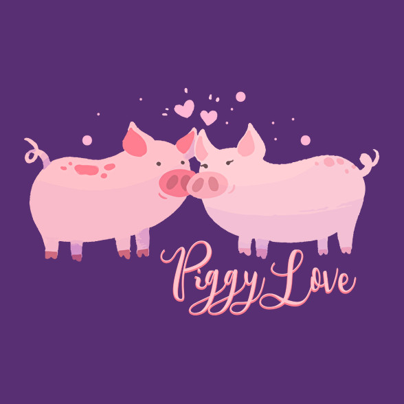 piggy_love-Vászonkép