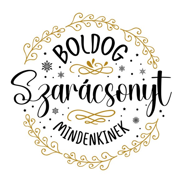 Boldog Szarácsonyt-Vászonkép