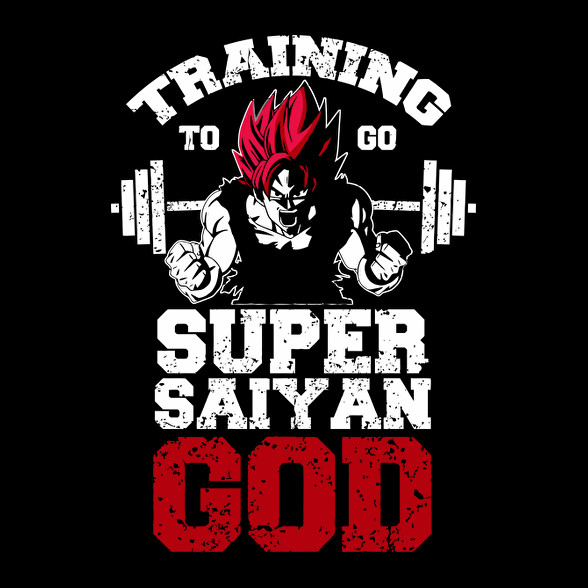 Training to go super saiyan GOD-Vászonkép