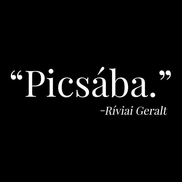 Witcher - Picsába-Oversized póló