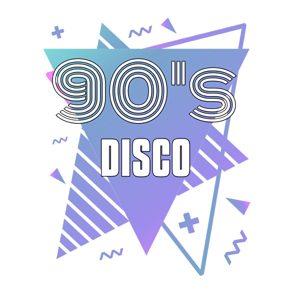 90's disco-Oversized póló