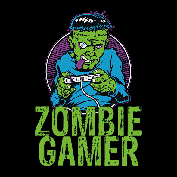 Zombie gamer-Oversized póló