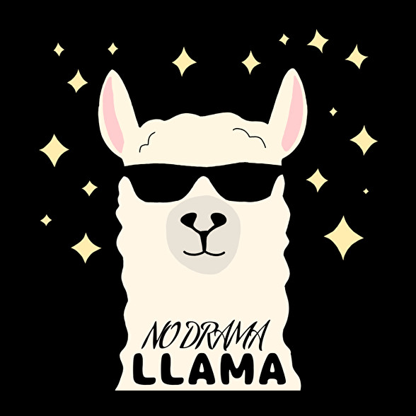 no drama llama-Oversized póló