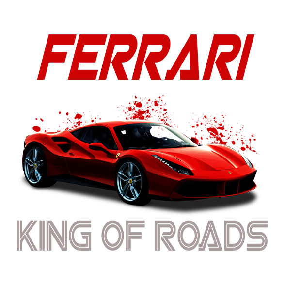 FERRARI KING OF ROADS-Oversized póló