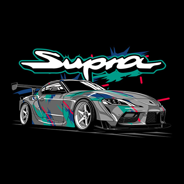 Toyota Supra-Oversized póló