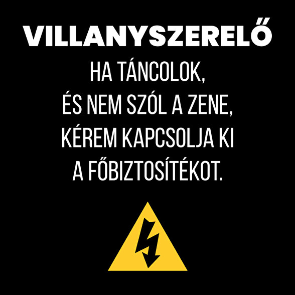 Villanyszerelő póló-Oversized póló