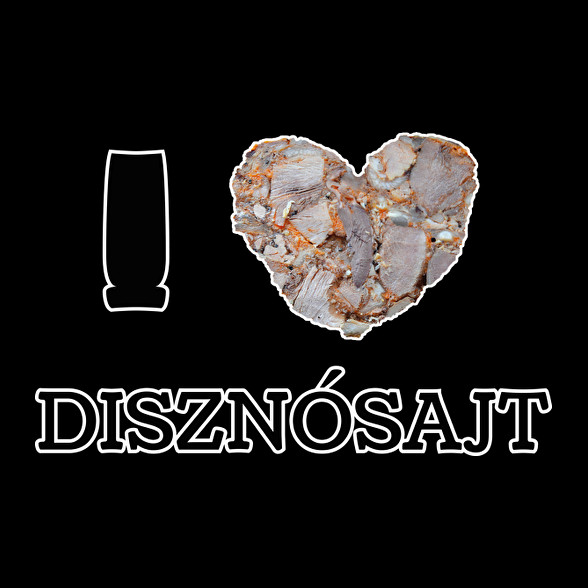 I love disznósajt-Oversized póló