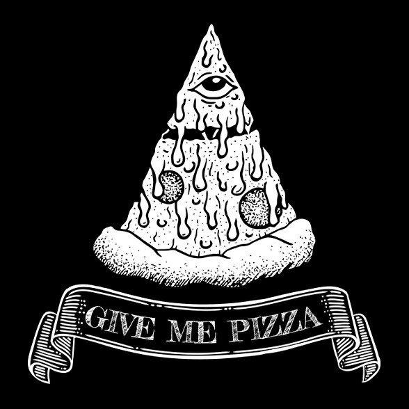 Pizza illuminati-Oversized póló