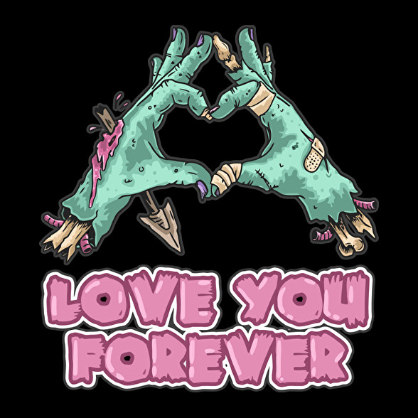 Love You Forever-Oversized póló