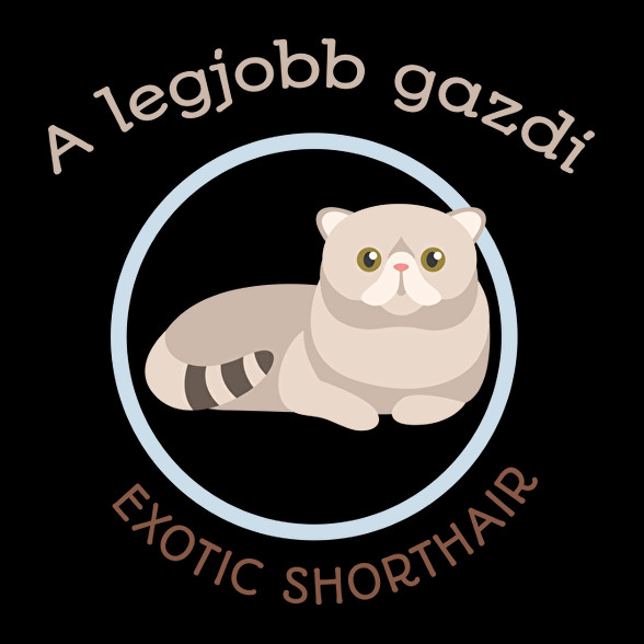 A legjobb gazdi - Exotic shorthair-Oversized póló