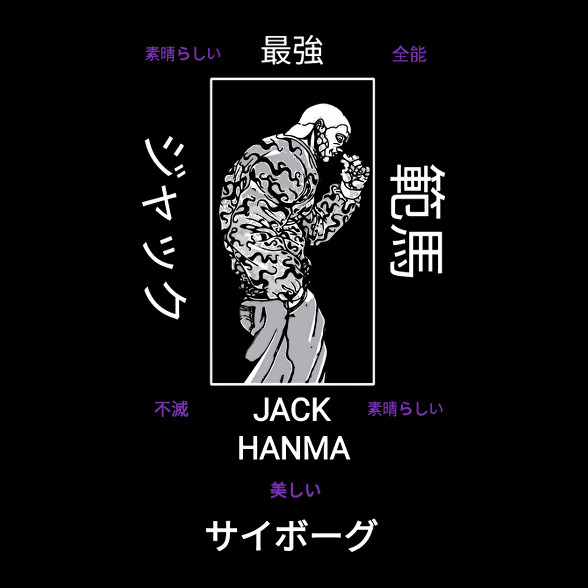 Jack Hanma-Oversized póló