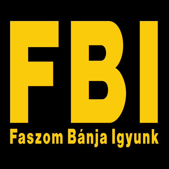 FBI igyunk-Oversized póló