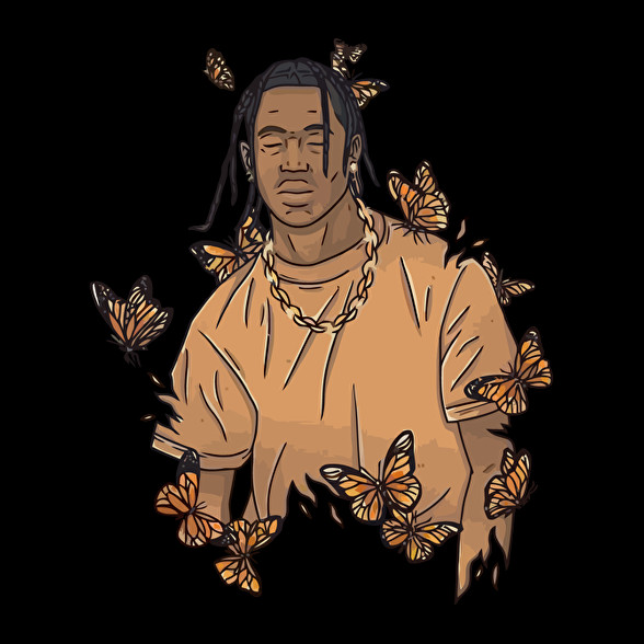 Travis Scott-Oversized póló