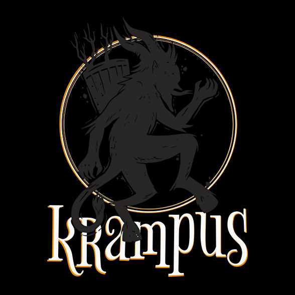 Krampusz virgács Mikulás helyett-Oversized póló