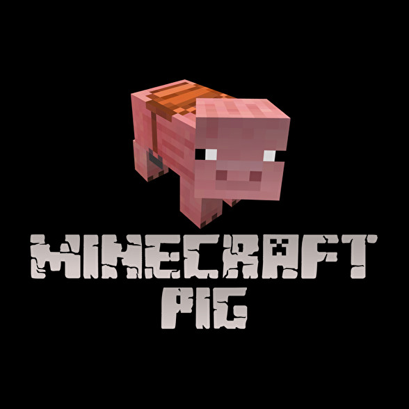 Minecraft pig-Oversized póló