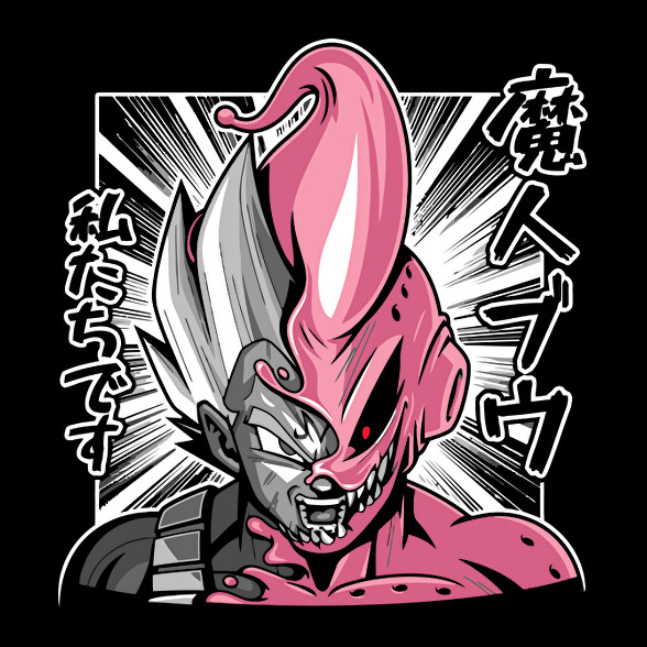 Vegeta Buu fusion-Oversized póló