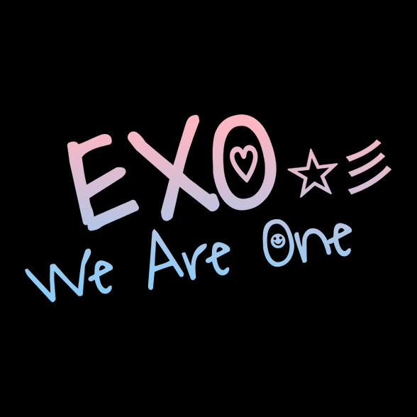 Exo: We are one!-Oversized póló