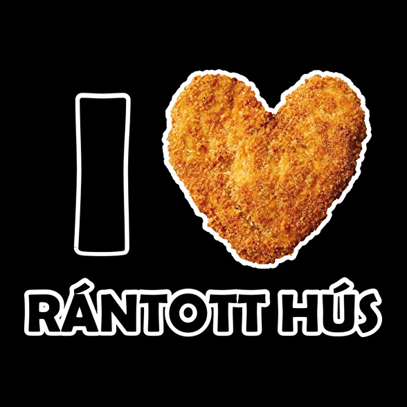 I love rántott hús-Oversized póló