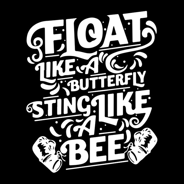 Float like a butterfly-Oversized póló