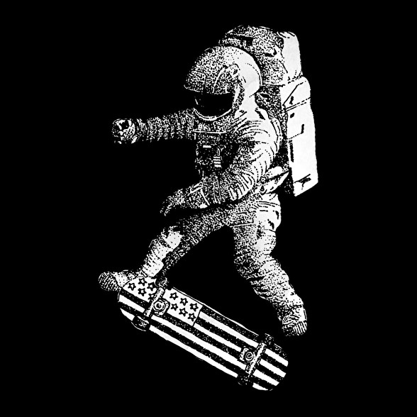 Kickflip in space-Oversized póló