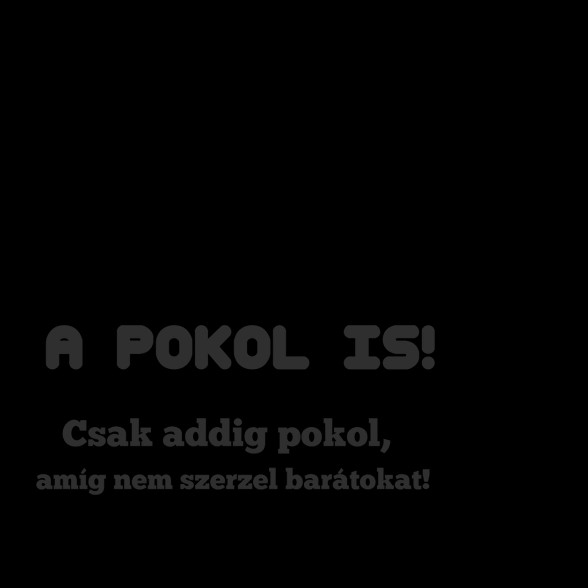 a pokol is!-Oversized póló