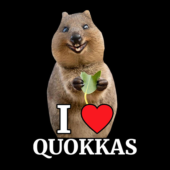 I love quakkas!-Oversized póló