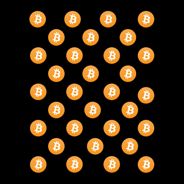 Bitcoin Logo-Oversized póló