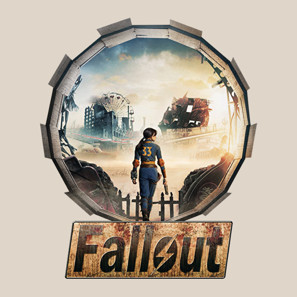 Fallout-Oversized kapucnis pulóver