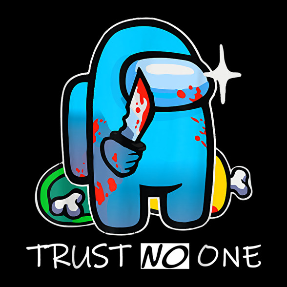 Trust no one - Among us-Oversized kapucnis pulóver