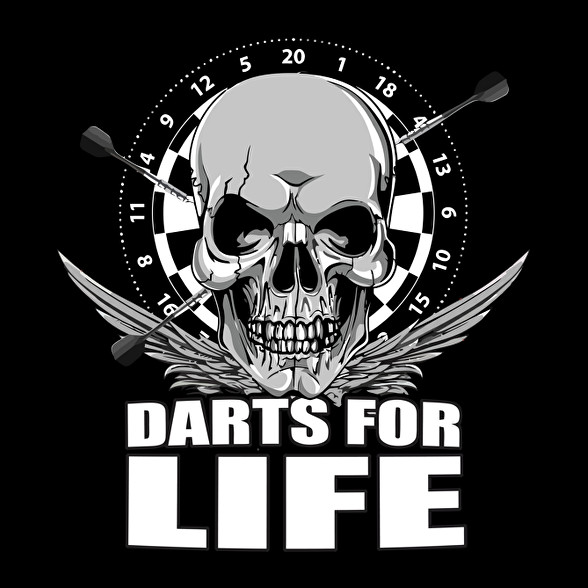 Darts for Life-Oversized kapucnis pulóver