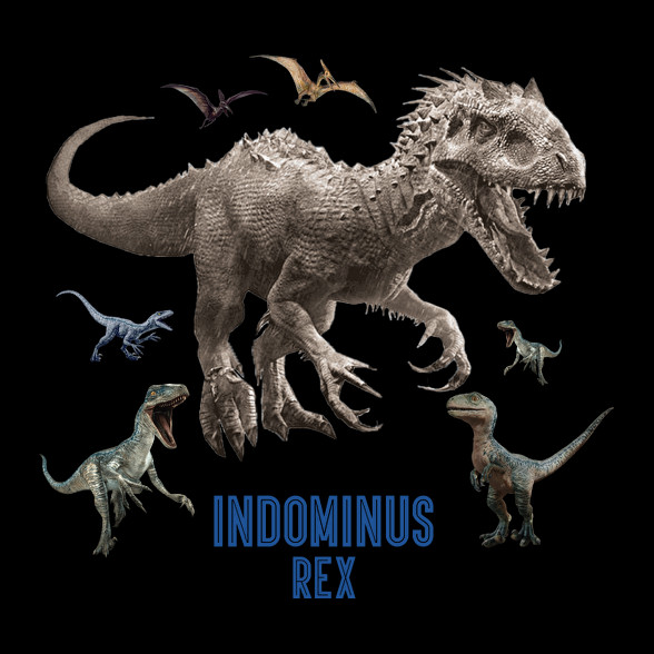 Indominus Rex-Oversized kapucnis pulóver