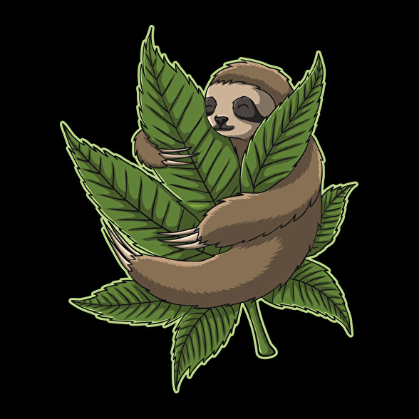 Chilling Sloth-Oversized kapucnis pulóver