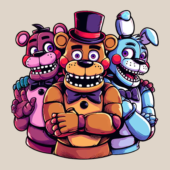 Freddy Fazbear and friends-Oversized kapucnis pulóver