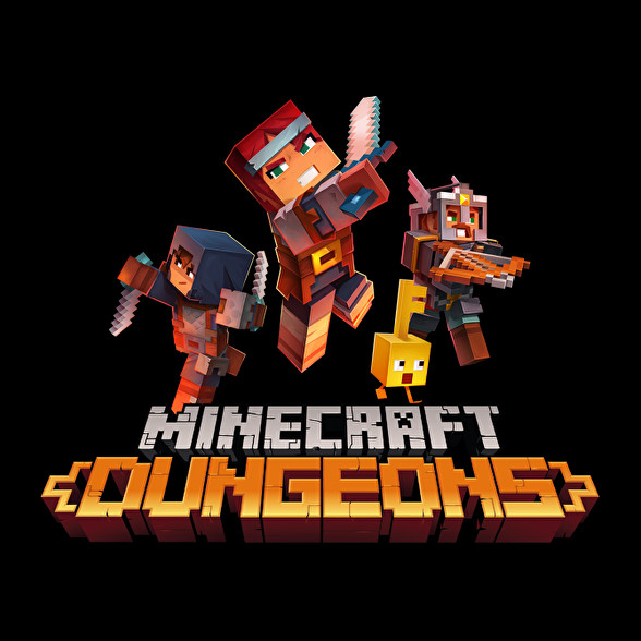 Minecraft - Dungeonds-Oversized kapucnis pulóver