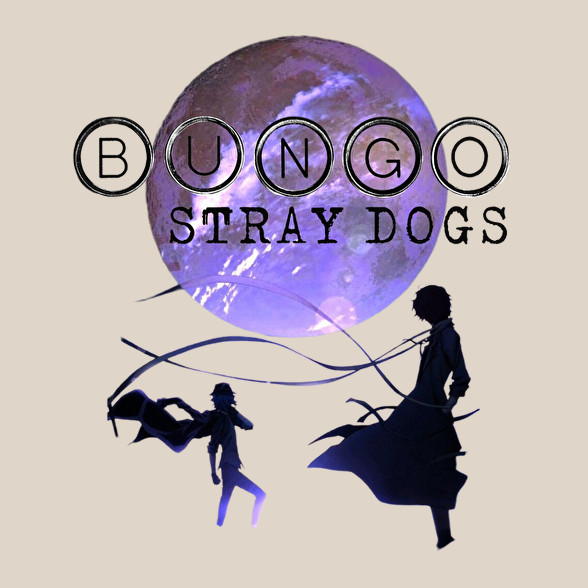 BUNGO Stray Dogs-Oversized kapucnis pulóver