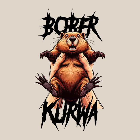 Bober Kurwa-Oversized kapucnis pulóver