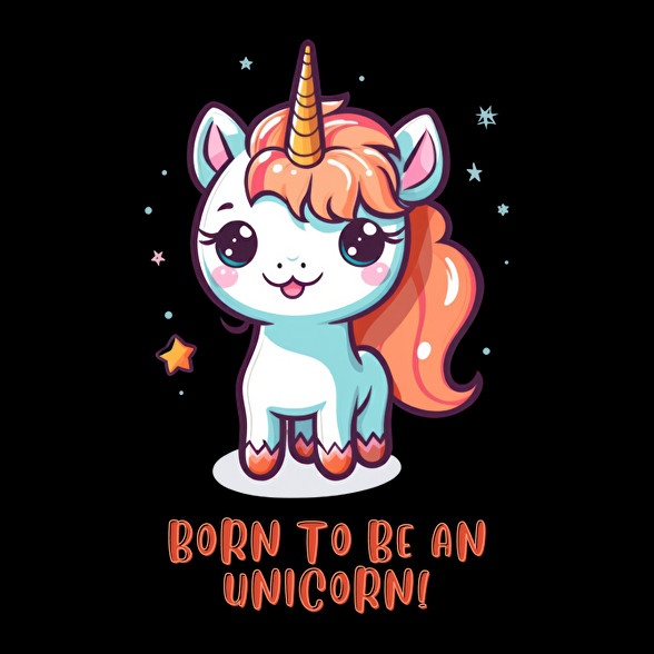 Born to be an unicorn-Oversized kapucnis pulóver