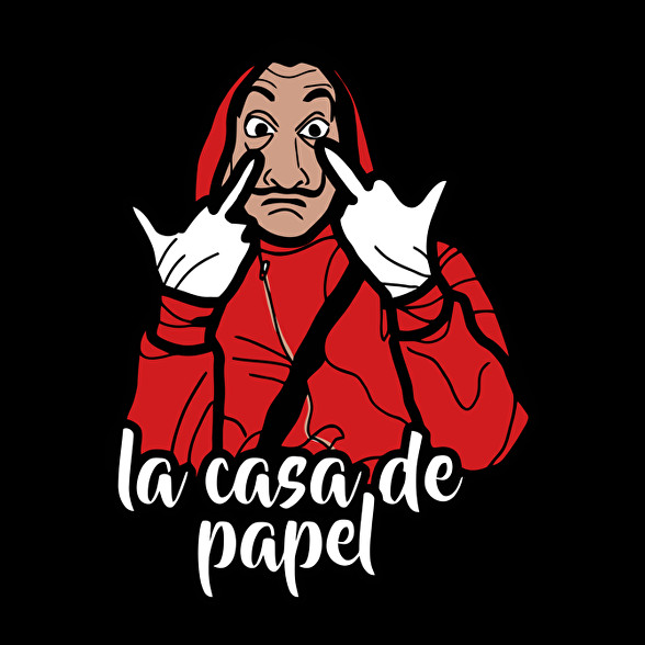 La Casa de Papel-Oversized kapucnis pulóver