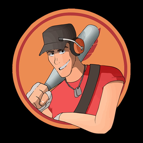 TF2 - Scout-Oversized kapucnis pulóver