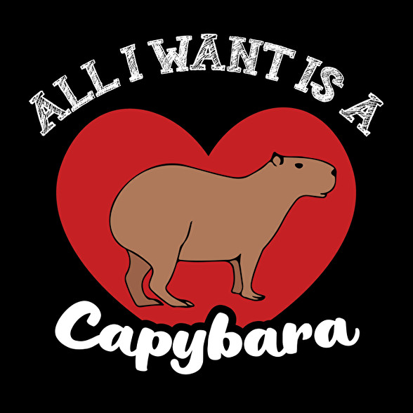 All I want is a capybara-Oversized kapucnis pulóver