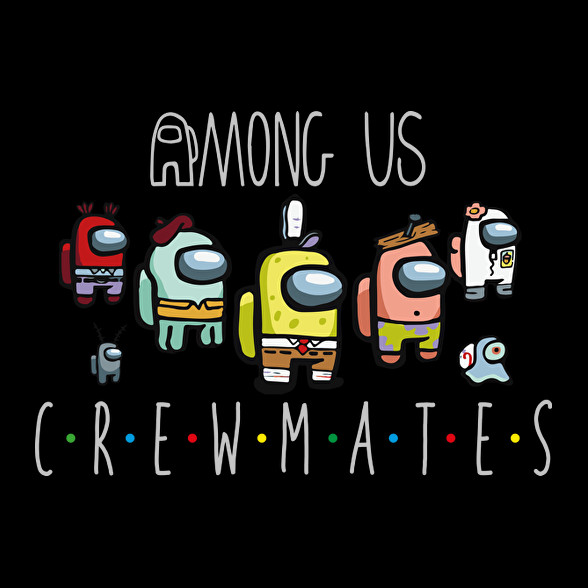 Among us - crewmates together-Oversized kapucnis pulóver