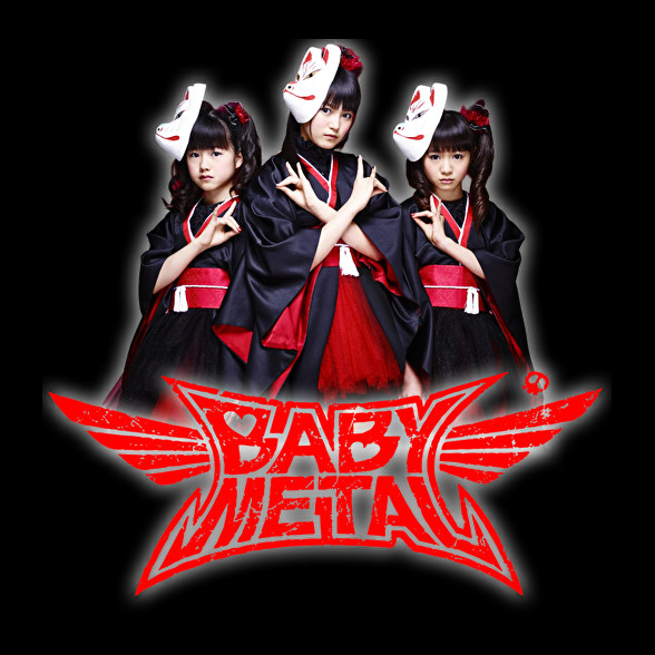 Babymetal J-POP-Oversized kapucnis pulóver