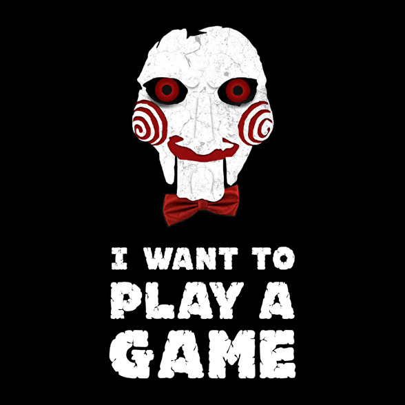 I want to play a game-Oversized kapucnis pulóver