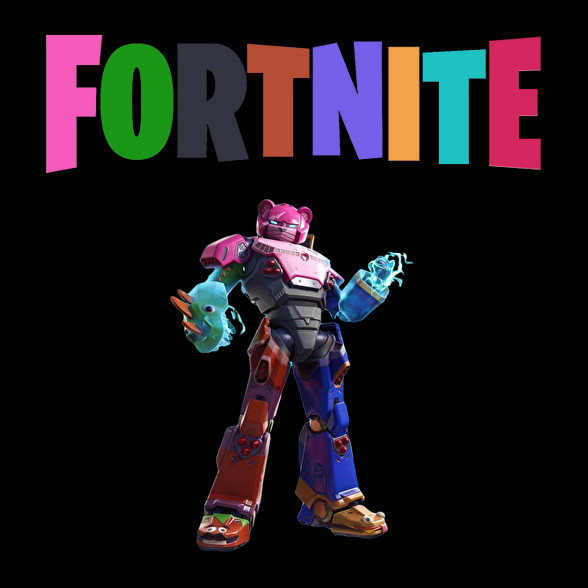 Fortnite Mecha Team Leader-Oversized kapucnis pulóver