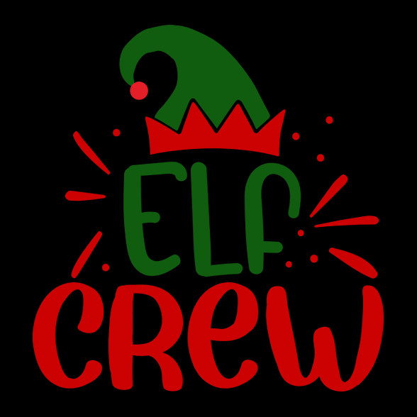 Elf crew-Oversized kapucnis pulóver