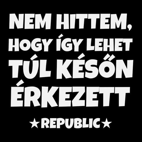 REPUBLIC-Oversized kapucnis pulóver