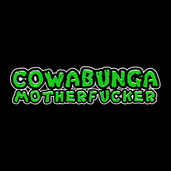 Cowabunga motherf-Oversized kapucnis pulóver