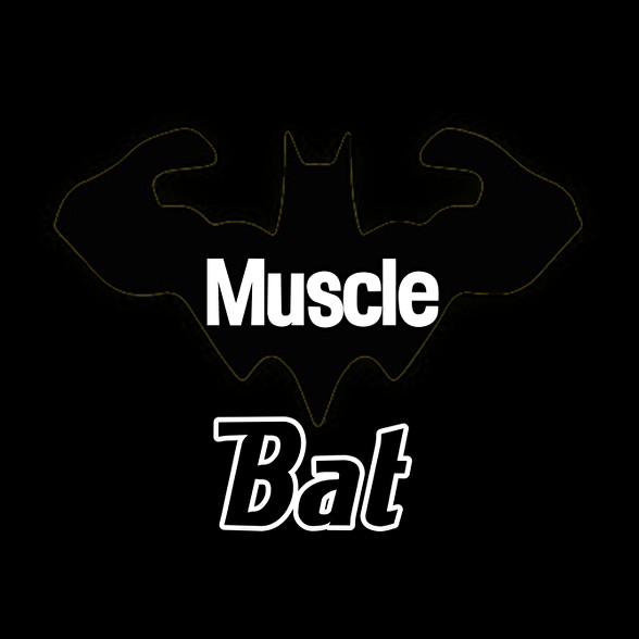 Muscle bat-Oversized kapucnis pulóver