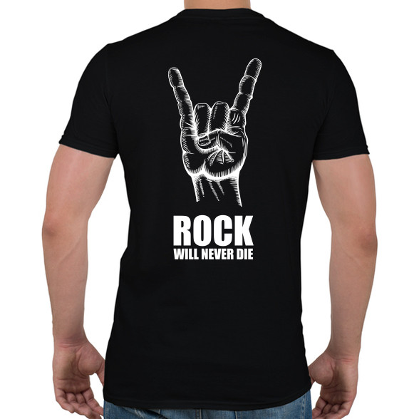 Rock will never die-Férfi póló