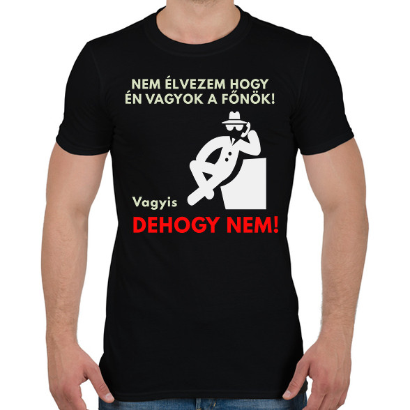 NEM ÉLVEZEM HOGY ÉN VAGYOK A FŐNŐK-Férfi póló